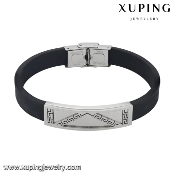 Pulsera-25-xuping nuevo diseño de joyería de moda de acero pulseras gay baratas